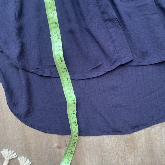 Navy maternity button up xs-med - Picture 9 of 10